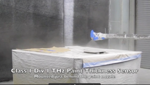 Paint thickness sensor