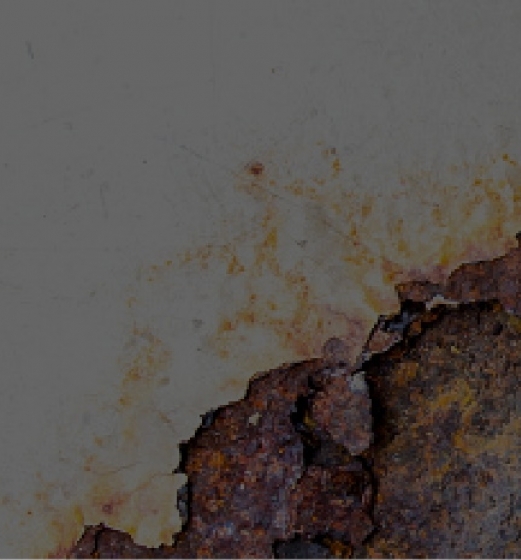 Rusted metal